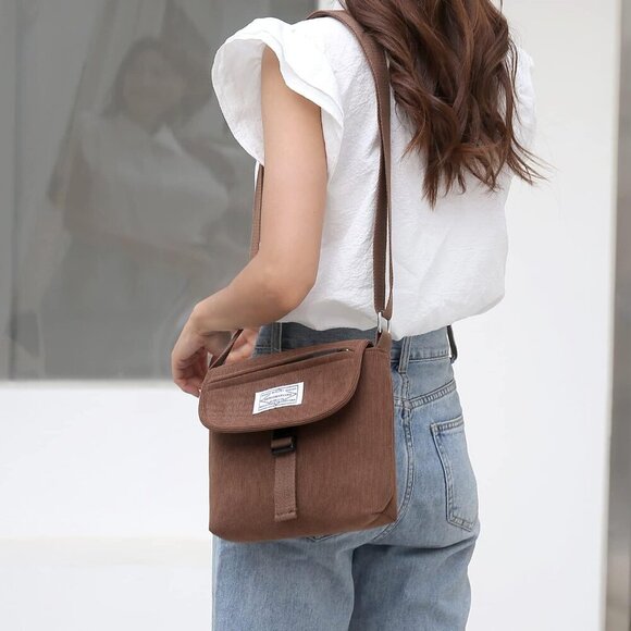 Women Small Satchel Bag Handbag Stylish Tote Handbag for Women Corduroy Hobo Bag - Picture 7 of 7